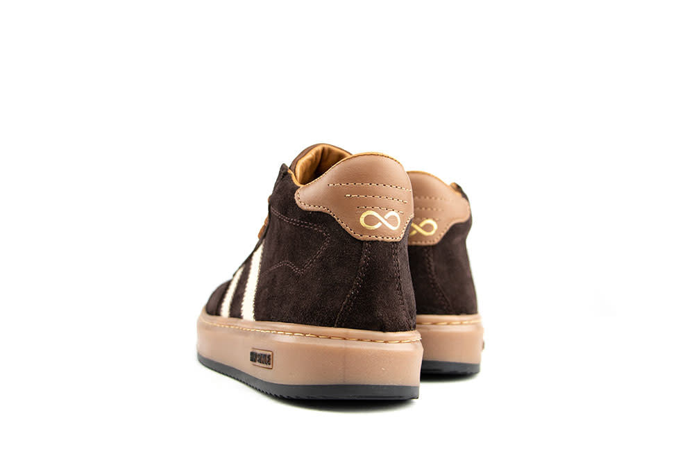 Hip Hoge Sneaker Dark Brown