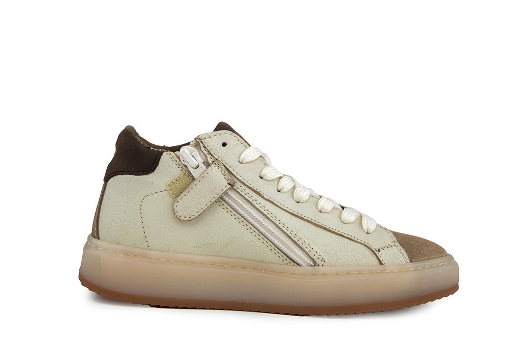 Hip Hoge Sneaker Beige Combi