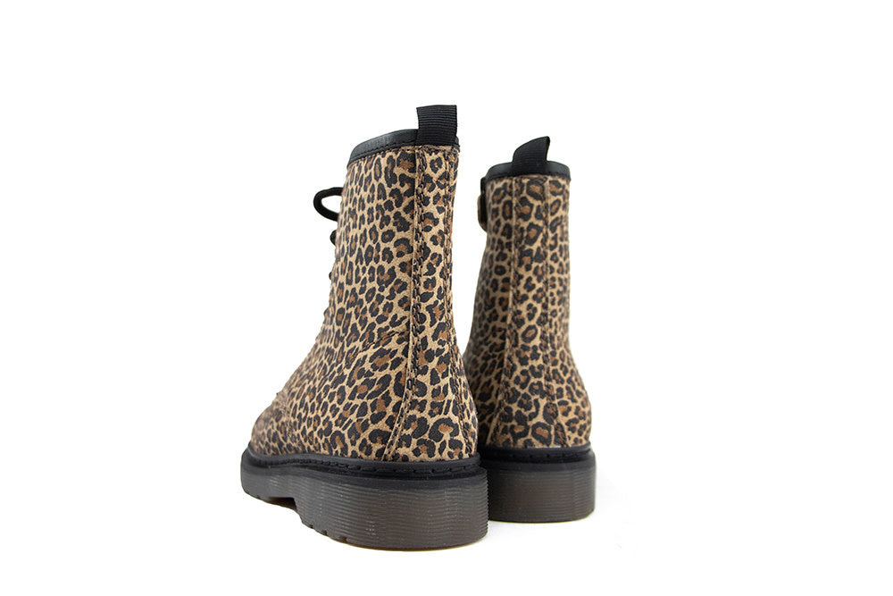 Hip Veterboot Naturel Leopard