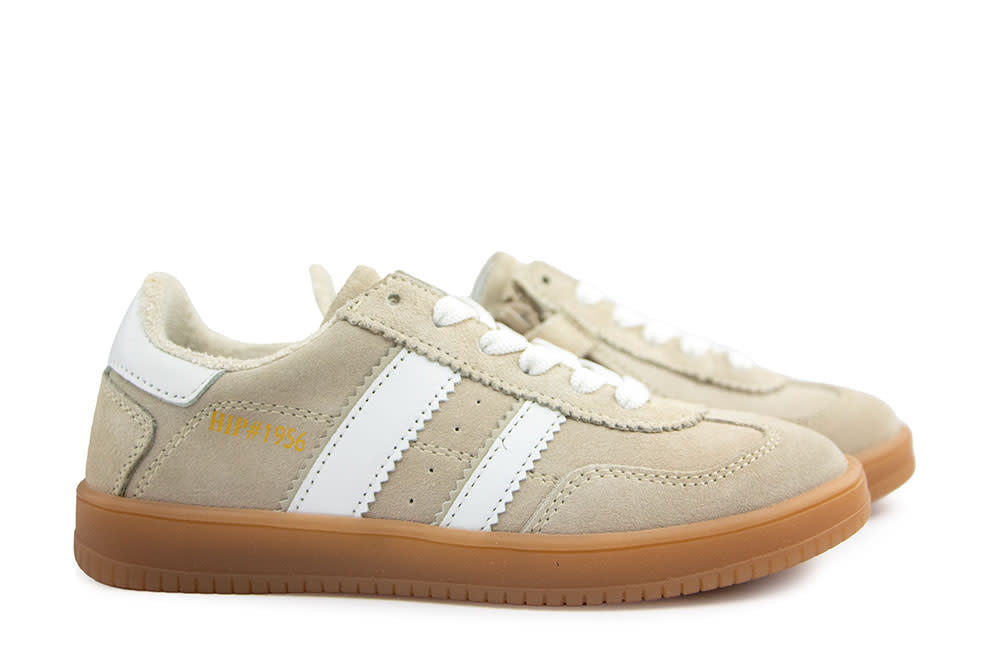 Hip Sneaker Beige Suede Combi