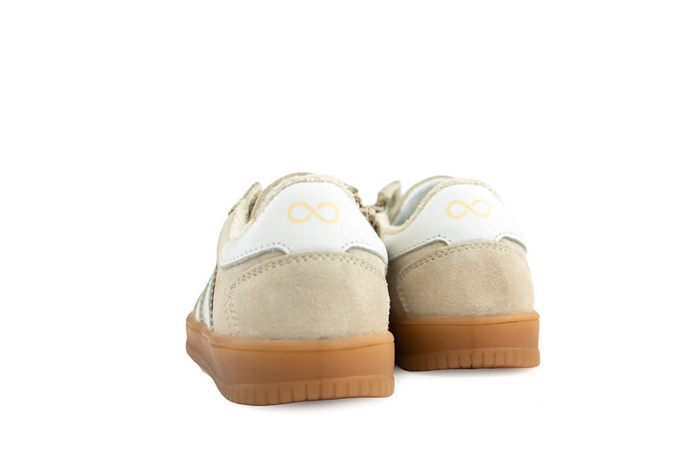 Hip Sneaker Beige Suede Combi