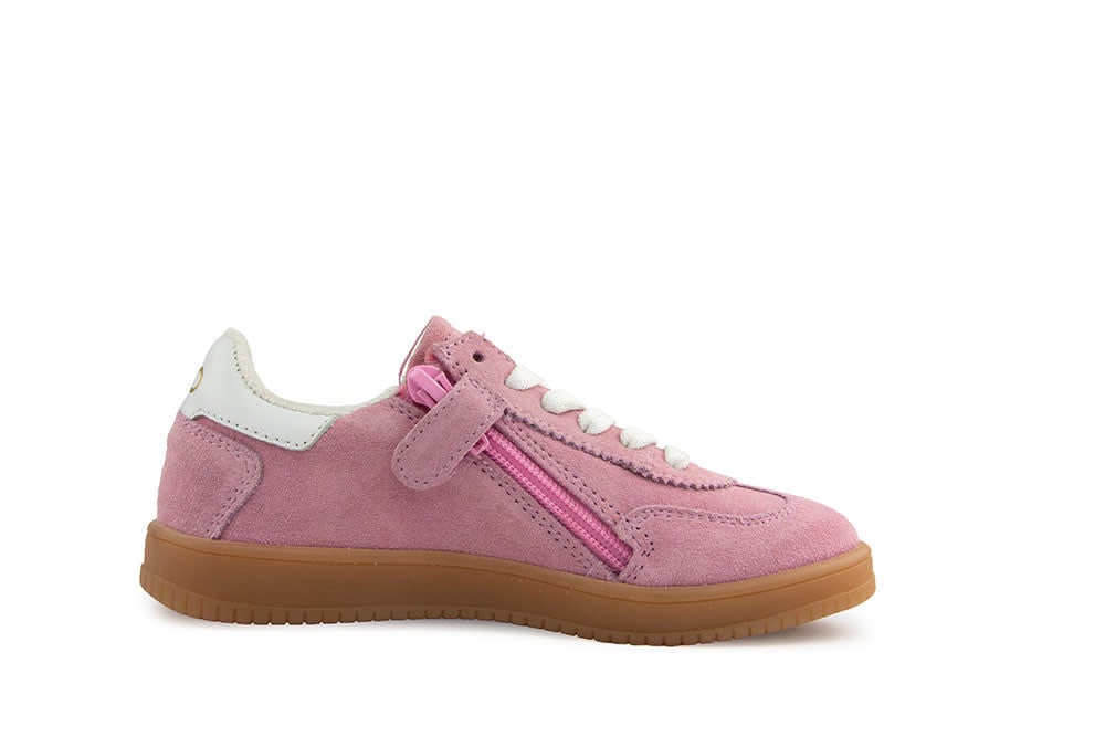 Hip Sneaker Roze Suede Combi