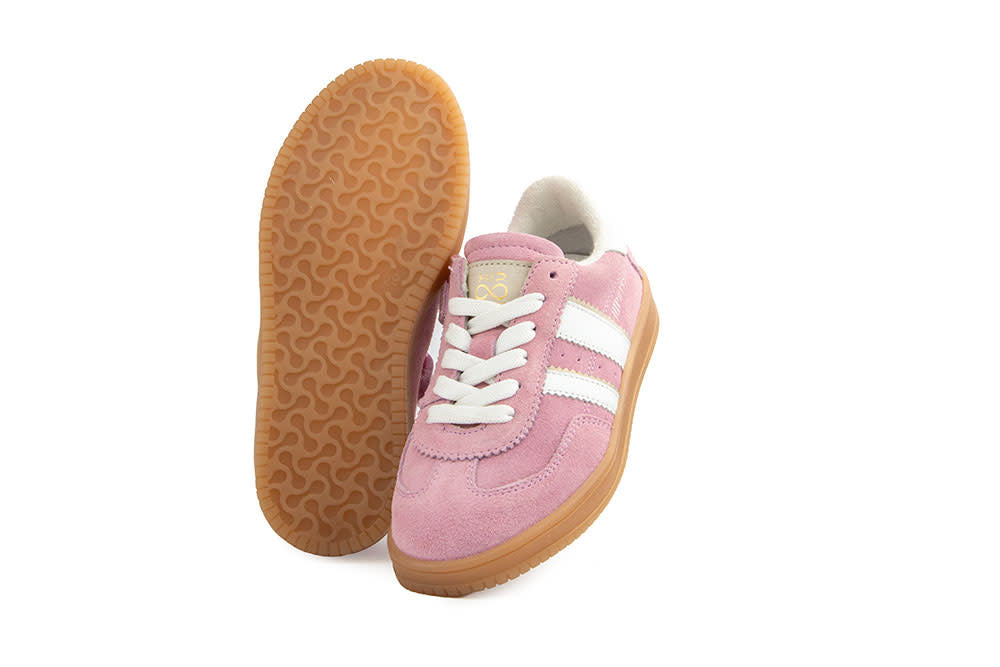 Hip Sneaker Roze Suede Combi