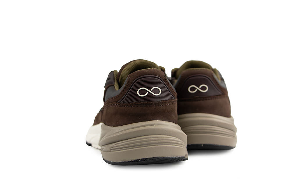 Hip Sneaker Dark Brown Combi
