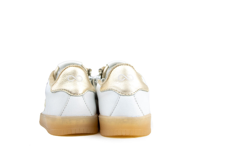Hip Sneaker Wit Beige Combi