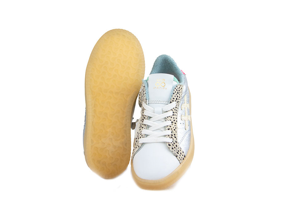 Hip Sneaker Zilver Combi