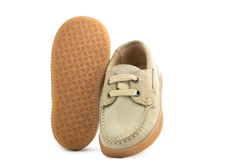 Hip Bootschoen Beige Combi