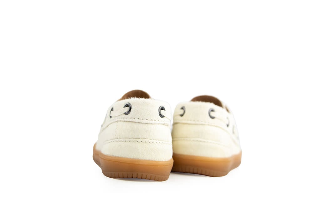 Hip Bootschoen Ivory Pony Combi