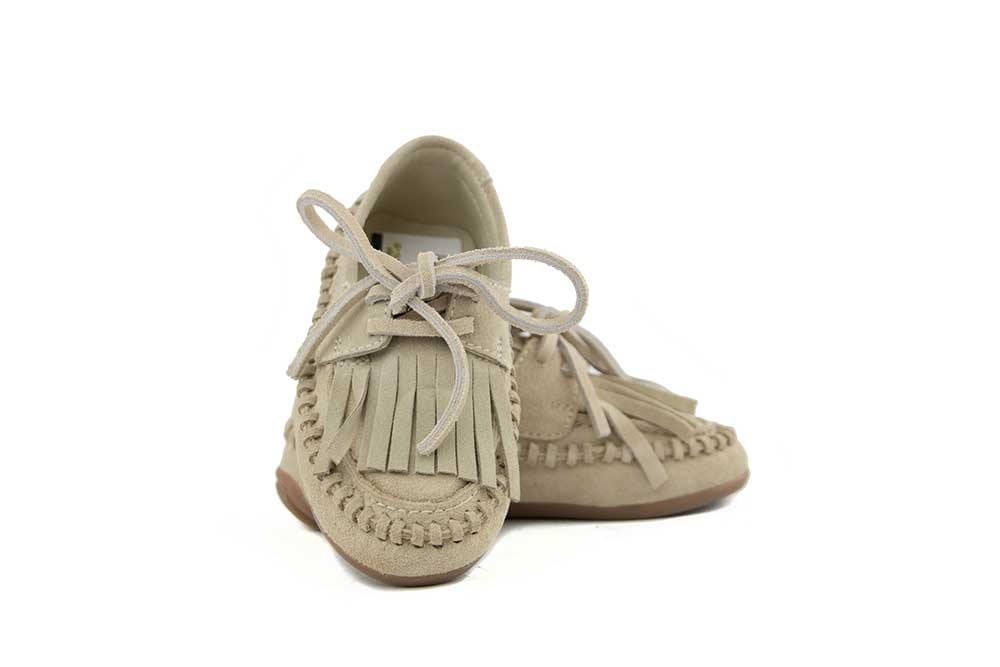 Hip Veter Franje Beige Suede Combi