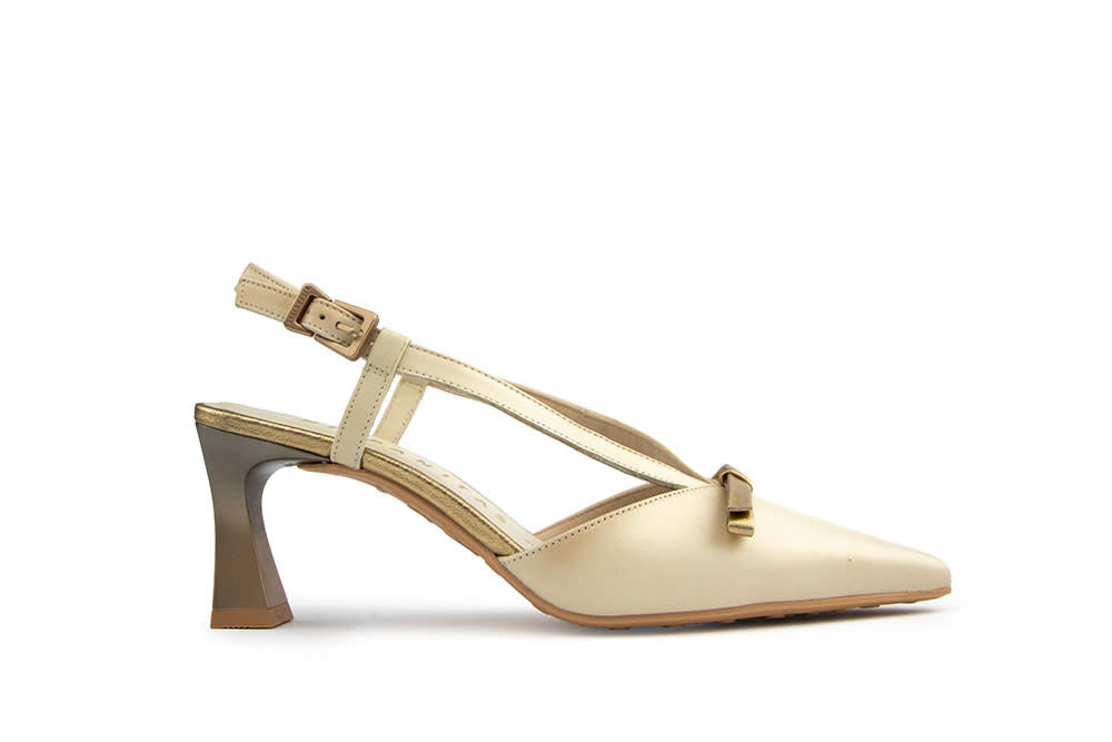 HIspanitas Slingback Pump Giorgia Soho Butter Platino