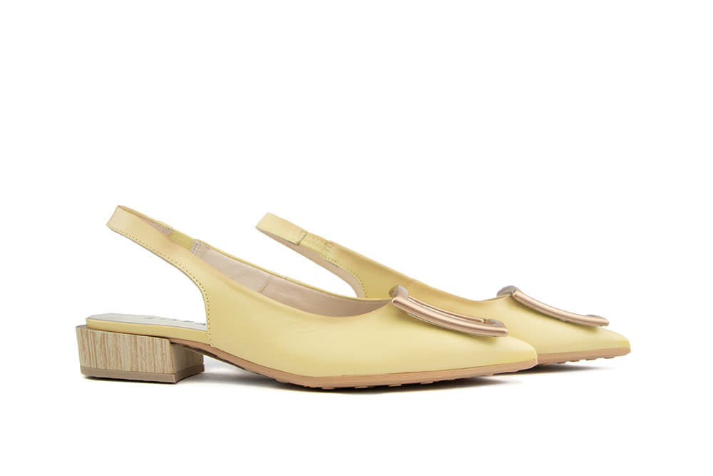 Hispanitas Slingback Lila Soho Yellow Panna