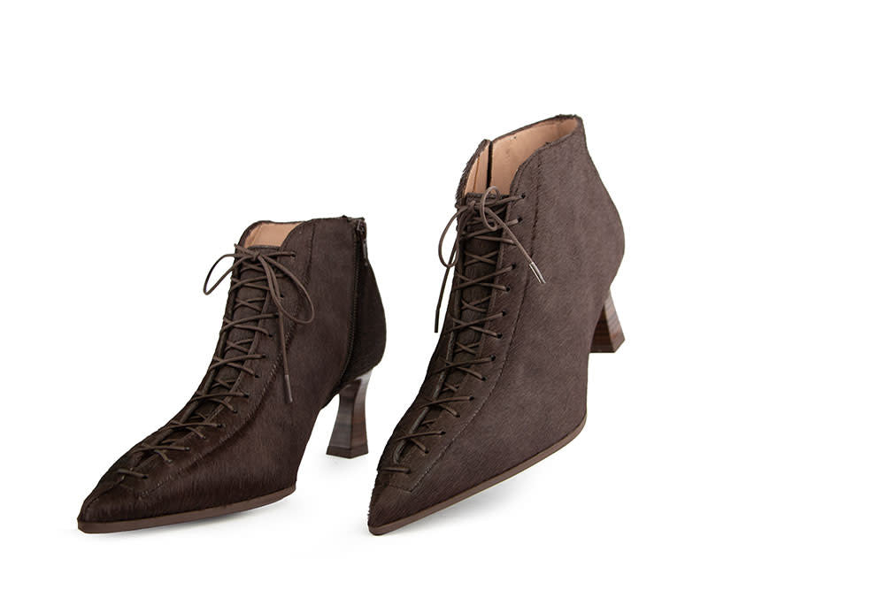 Hispanitas Enkellaars Paris Espresso Pony