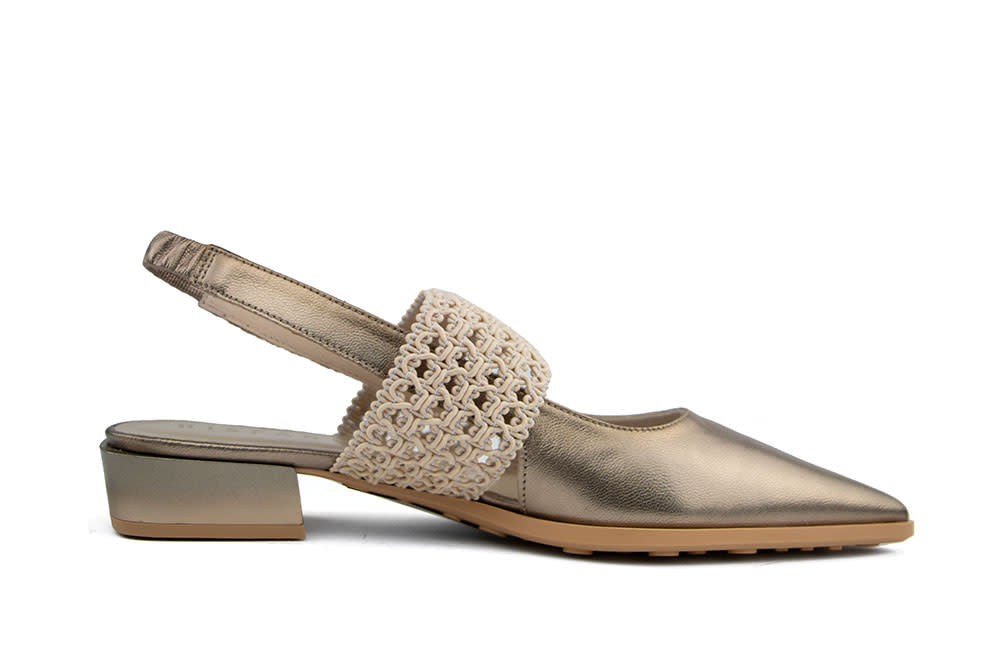 Hispanitas Slingback Turin Starmet Taupe