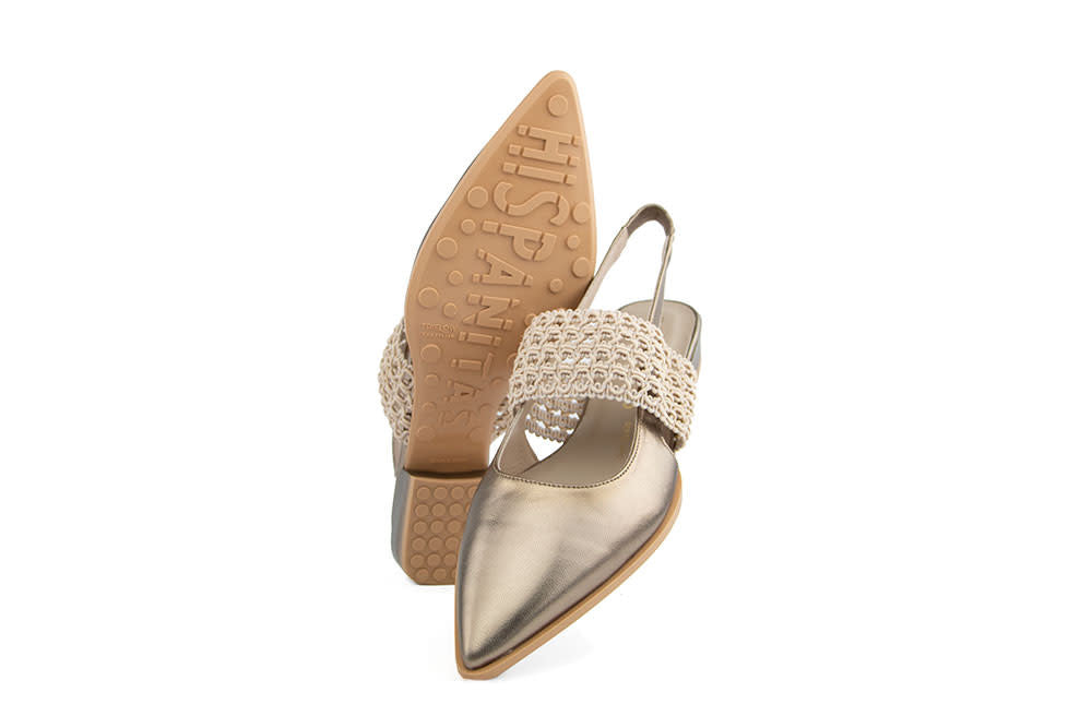 Hispanitas Slingback Turin Starmet Taupe