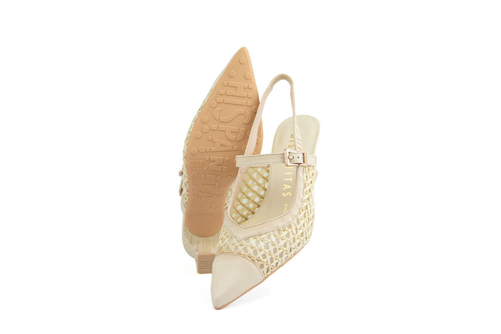 Hispanitas Slingback Pump Giorgia Soho Butter Marrakech Panna