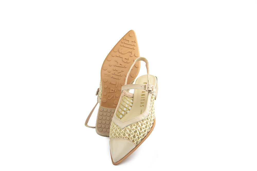 Hispanitas Slingback Turn Soho Butter Marrakech Panna