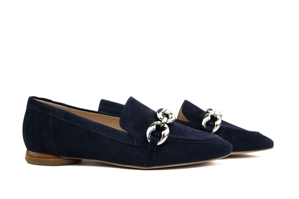 Högl Loafer Ketting Blue Suède