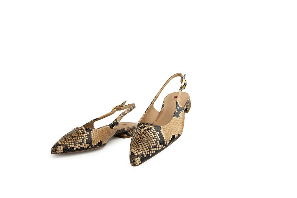 Högl Slingback Camel Snake