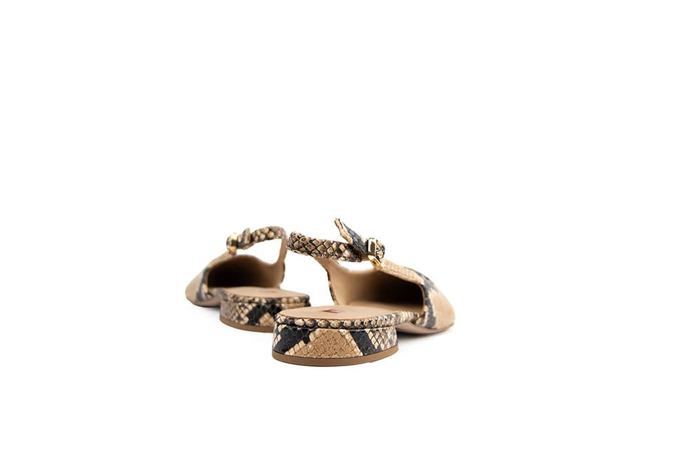 Högl Slingback Camel Snake