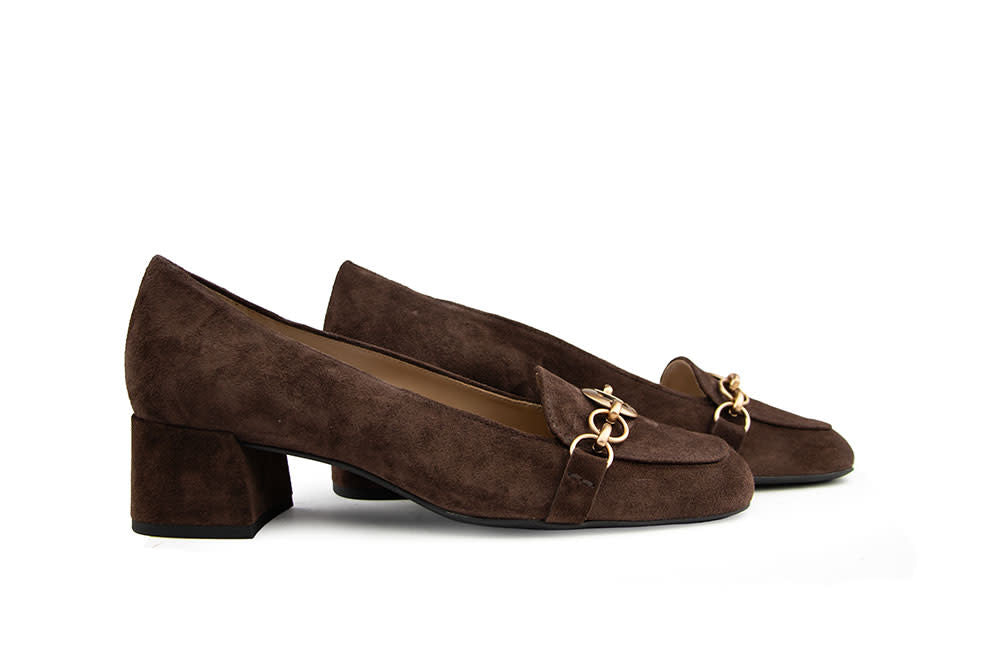 Hogl Pump Olivia Chocplum Velour