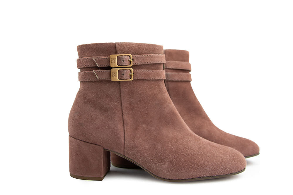 Hogl Enkellaars Freya Darkrose Vintagesuede