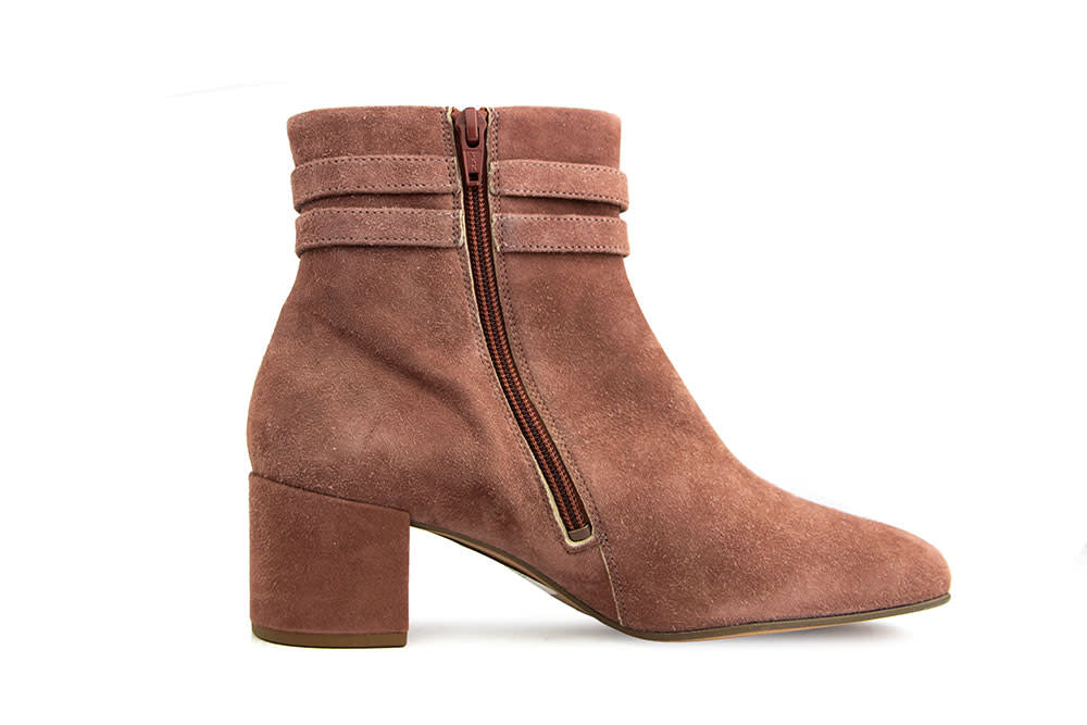 Hogl Enkellaars Freya Darkrose Vintagesuede