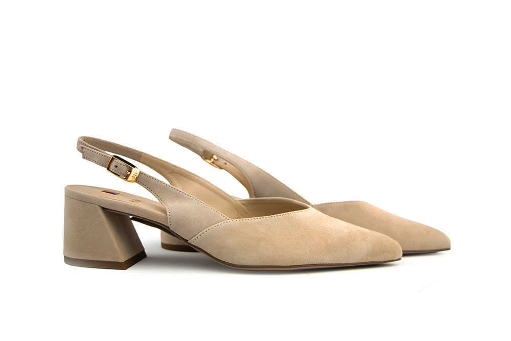 Högl Slingback Pump Sand Suède