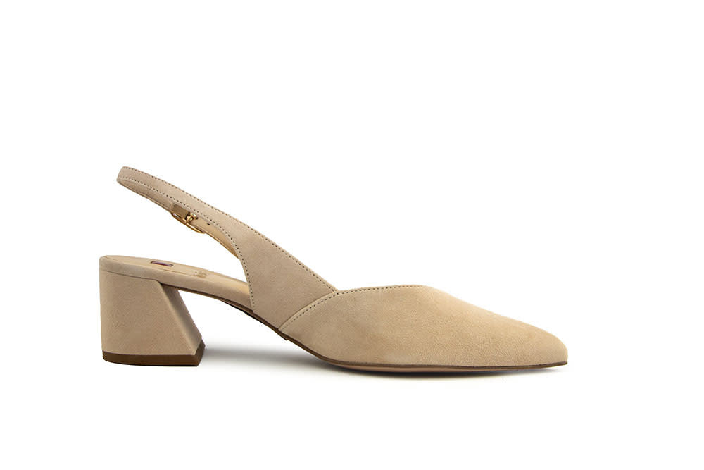 Högl Slingback Pump Sand Suède