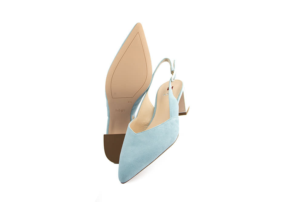 Högl Slingback Pump Skyblue Silver