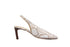 Hogl Slingback Pump Taupe Multi Pearlsnake