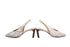 Hogl Slingback Pump Taupe Multi Pearlsnake