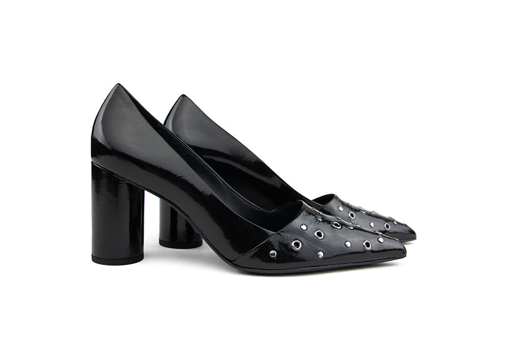 Hogl Pump Schwarz Studs