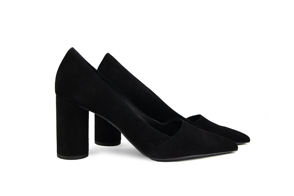 Hogl Pump Schwarz Suede