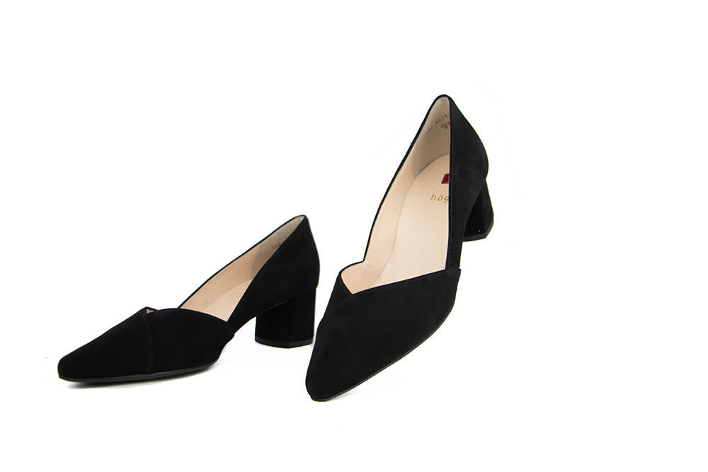 Hogl Pump Boulevard Schwarz Suede
