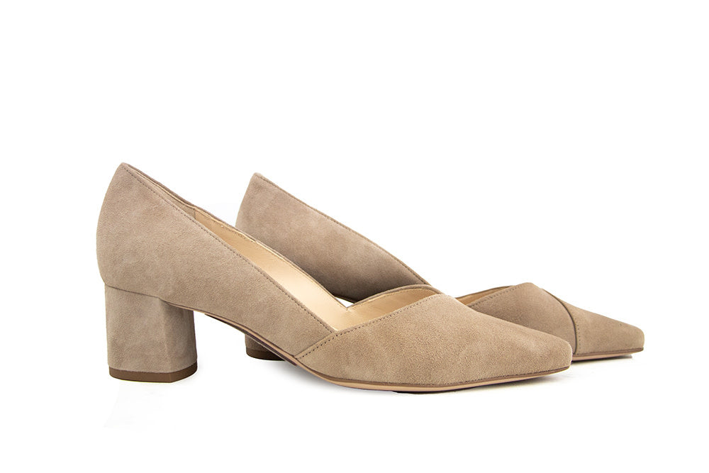 Hogl Pump Boulevard Taupe Suede