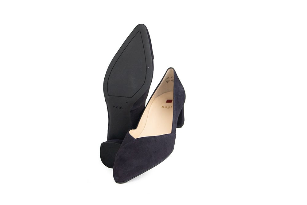 Hogl Pump Boulevard Ocean Suede