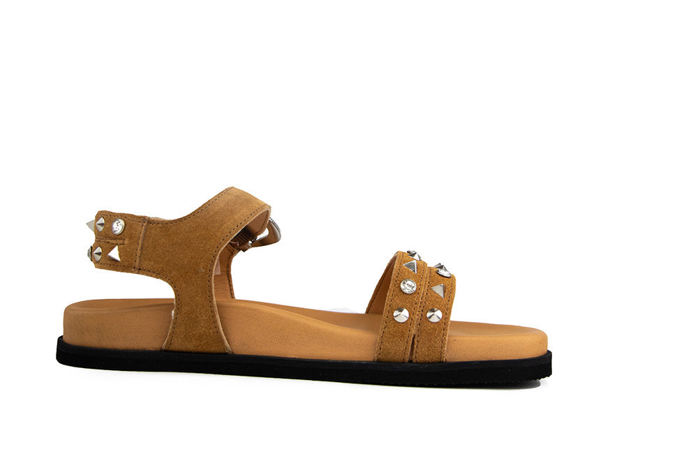 IQONIC Sandaal Lyon 3 Camel Studs