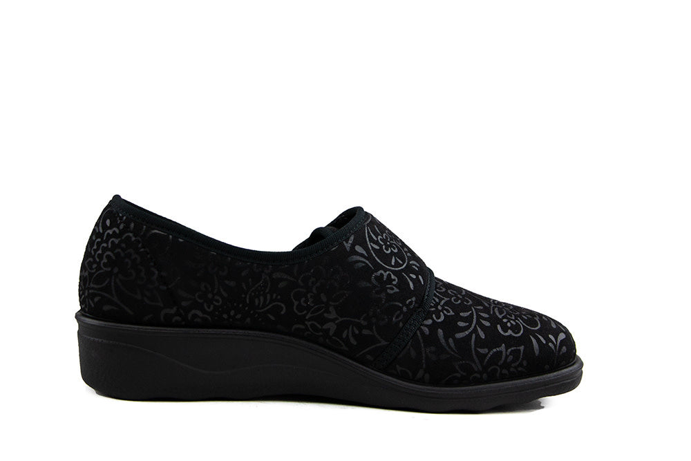 Josef Seibel Klittenband Pantoffel Nice Schwarz
