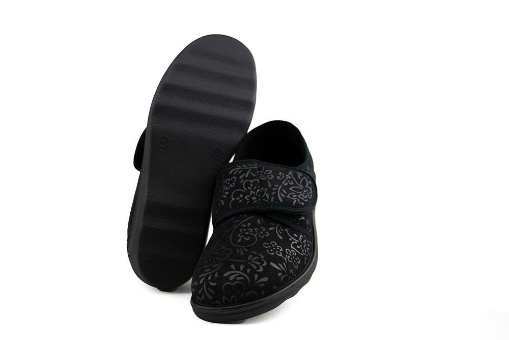 Josef Seibel Klittenband Pantoffel Nice Schwarz