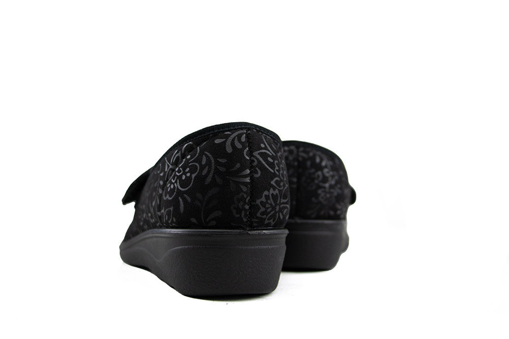 Josef Seibel Klittenband Pantoffel Nice Schwarz