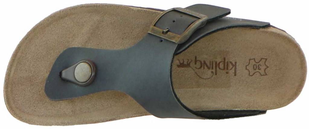 Kipling Teenslippers Donkergrijs