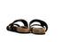 Lazamani Slipper Straps Buckle Black