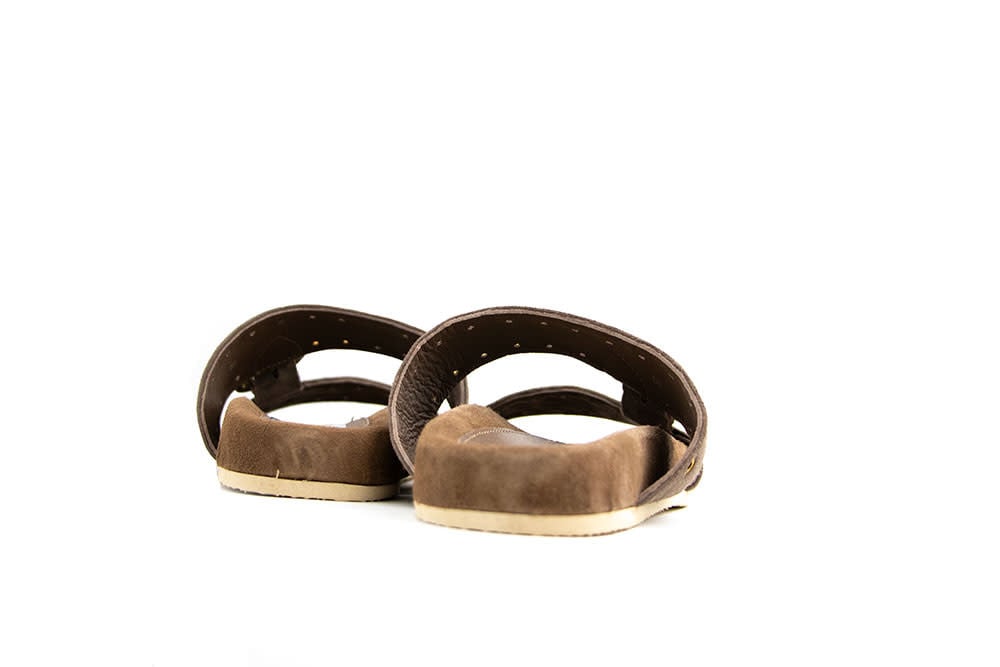 Lazamani Slipper Straps Buckle Stone
