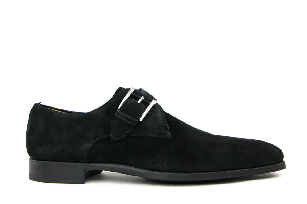 Magnanni Crosta Zwart Suede