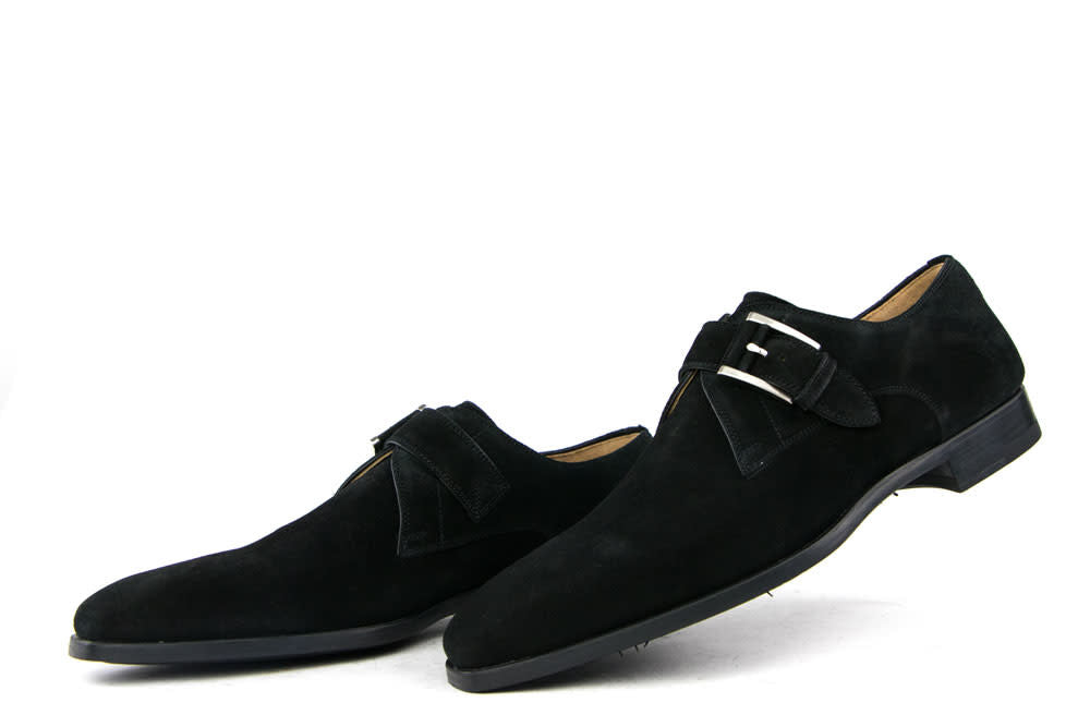 Magnanni Crosta Zwart Suede