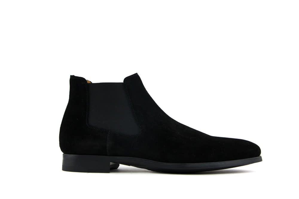 Magnanni Chelsea Boots Zwart Shaw II Crosta