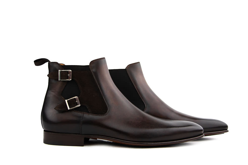 Magnanni Chelsea Boots Caspe Tabaco Cacao Wind Crostidifu