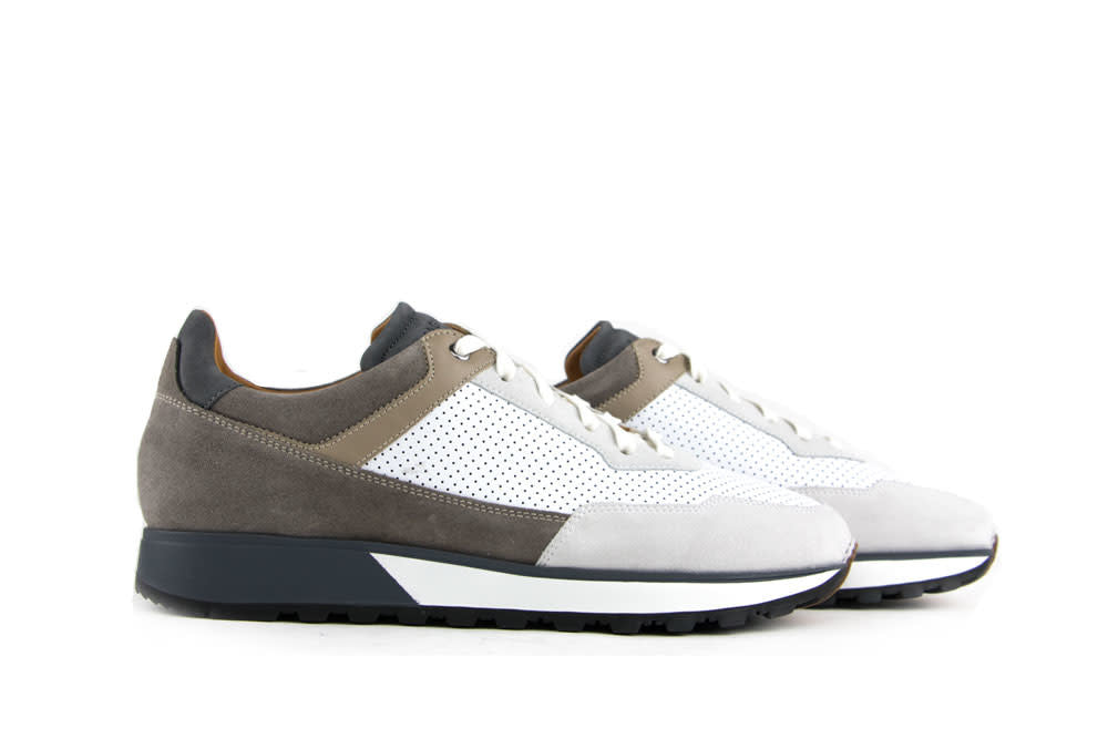 Magnanni Sneakers Mugron Wit Crosta Tierra