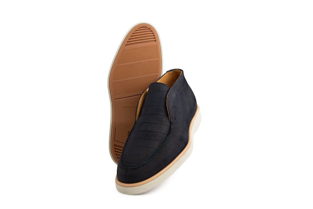 Magnanni Hoge Loafer Navy Grab. Lousiana