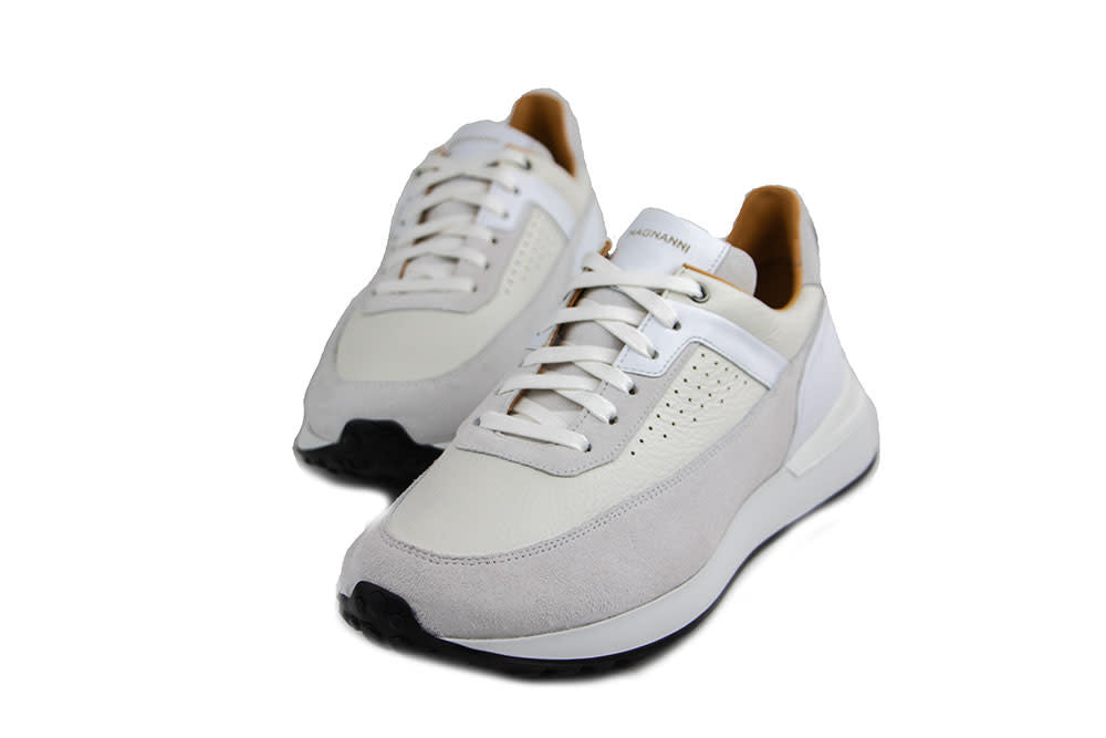 Magnanni Sneaker Blanco White Crosta Rugo